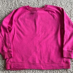 Zella Harmony Oversized Pink Sweatshirt